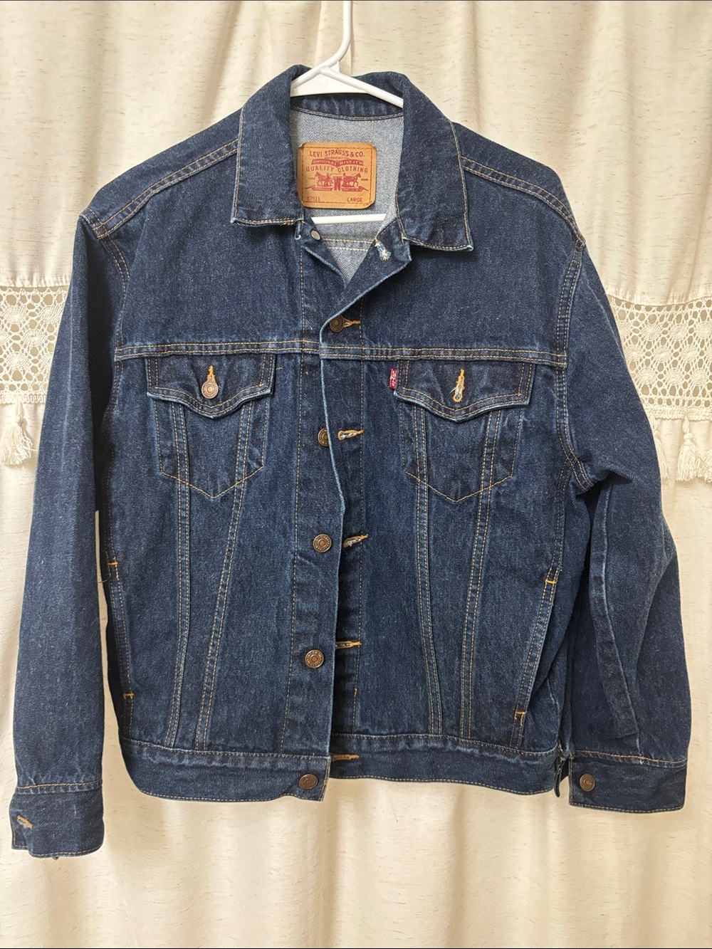 Levi's Men's Indigo Blue Denim Jacket